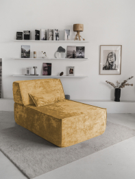 Бескаркасная оттоманка Клайд,плюше