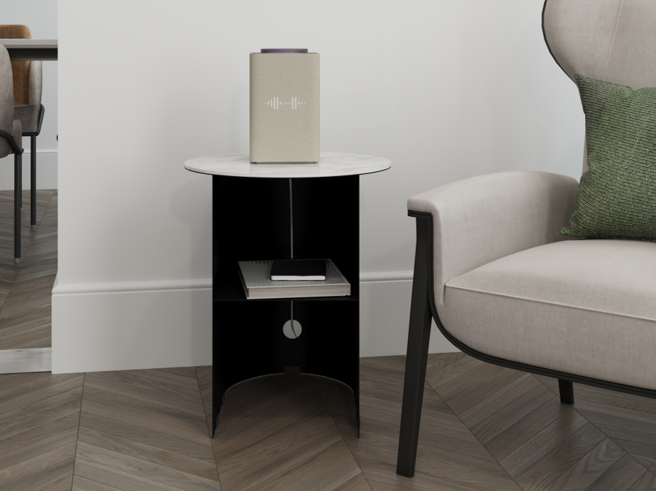 Журнальные столики, Придиванный стол Sline Тоби керамогранит