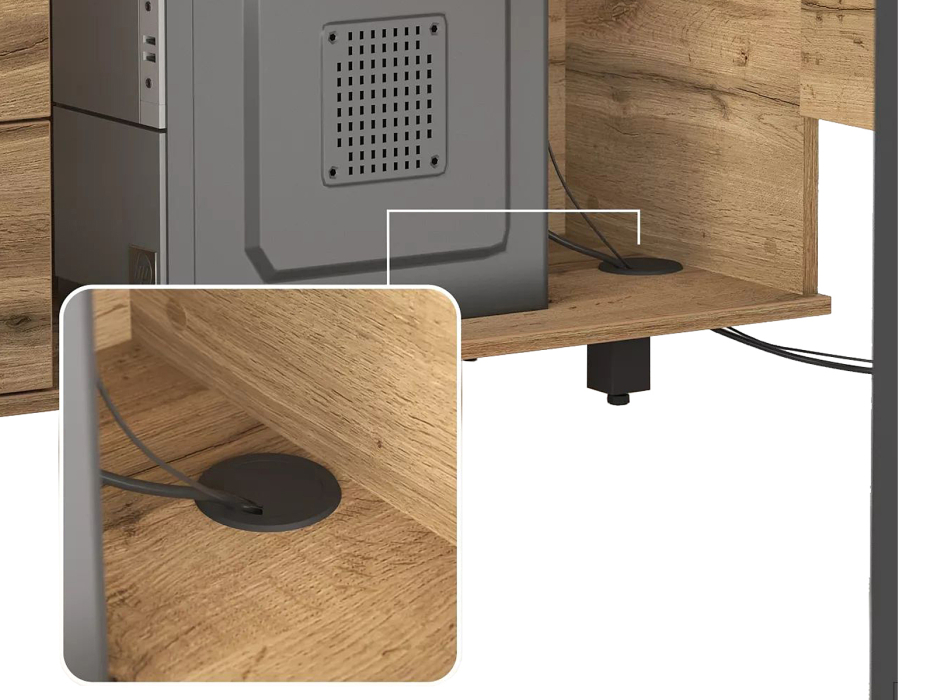 Письменные столы, Стол рабочий универсальный Калифорния Хардвиг 1200 ЛДСП