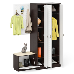 Мебель в прихожую П-6-500 № 47 фрезеровка ромб