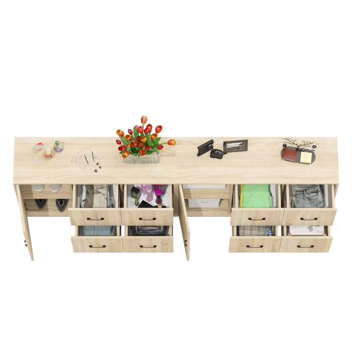 ТВ-тумбы, Два комода РВК 125-1204 с дверкой и 4-мя ящиками