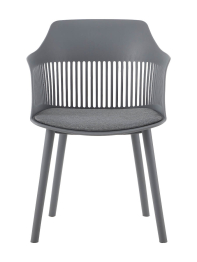 Стул Betty пластиковый с подушкой