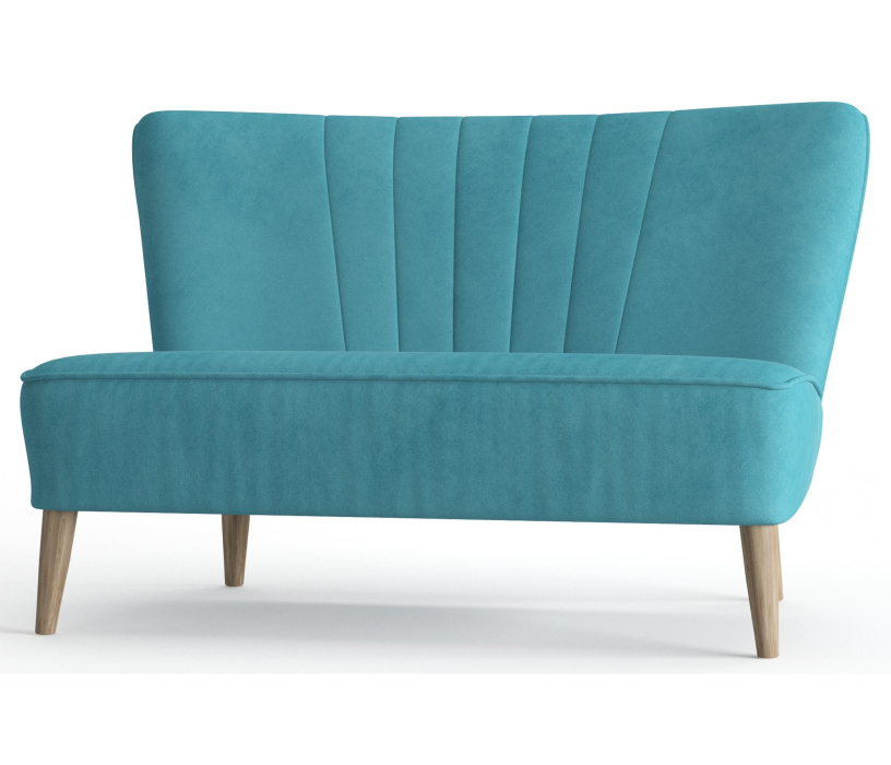 Дизайнерские диваны для гостиной, Диван прямой Зола, Велюр