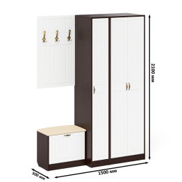 Мебель в прихожую П-6-500 № 47 фрезеровка прованс