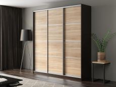 Шкафы-купе, Шкаф-купе Айсберг 220 ВЕНГЕ (сонома/глухой)