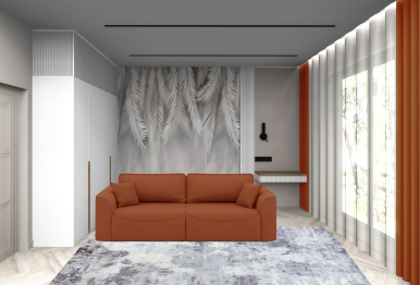 Диван-кровать еврокнижка Рафаэль НПБ, велюр