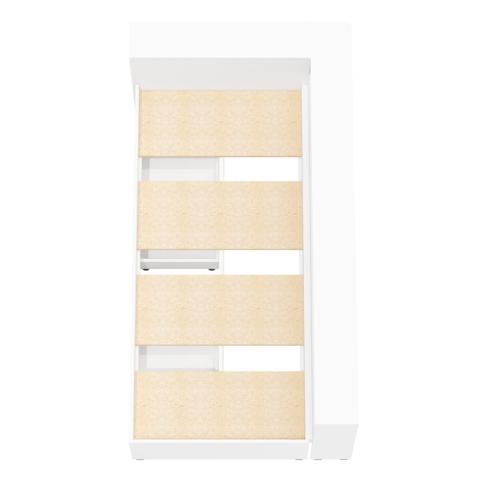 Кровати 90 см, Кровать односпальная 900 с ящиками и прикроватным блоком Ксения