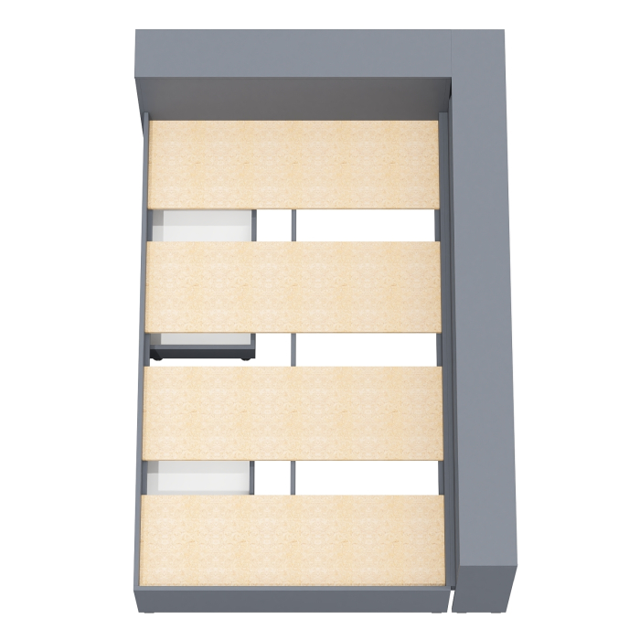 Кровати 120 см, Ксения 1200 кровать с ящиками, ящиком для белья и прикроватным блоком для вещей