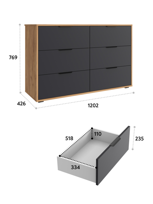 Комоды, Комод Оптима ОП-16