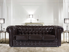 Диваны прямые, Диван Честер 3-х местный, экокожа