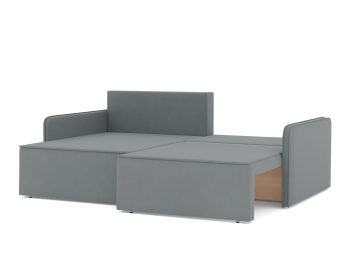 Диван-кровать угловой еврокнижка Блюм, велюр