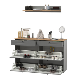 Две обувницы Остин и навесная полка