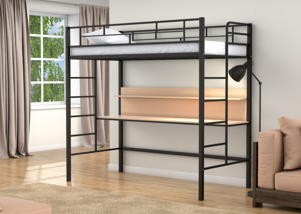 Кровати-чердаки, Кровать-чердак Амстердам Черный