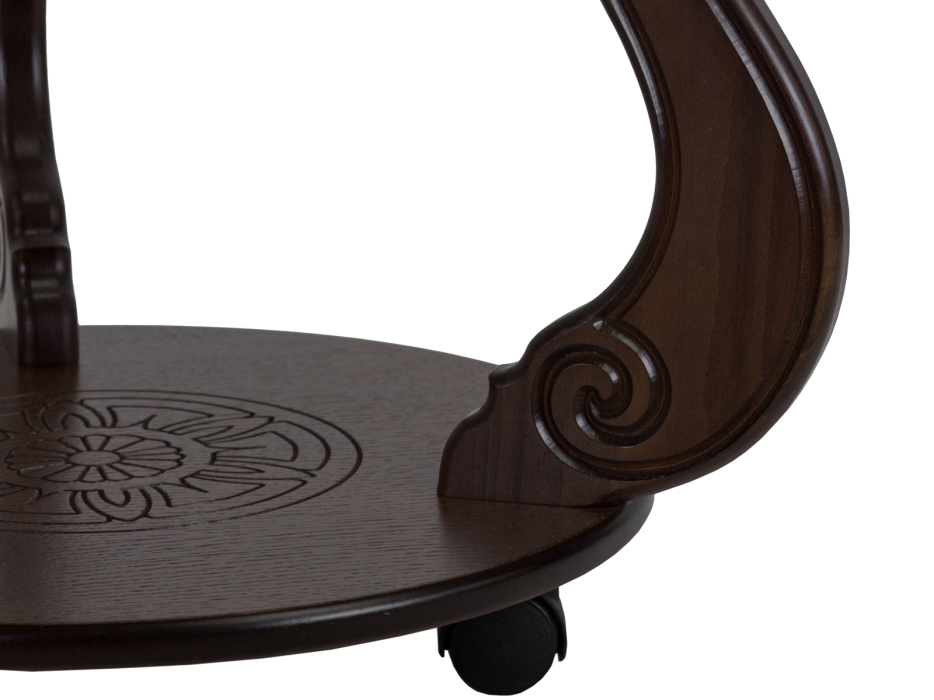 Журнальные столики, Стол журнальный Мебелик Грация (С) на колесах