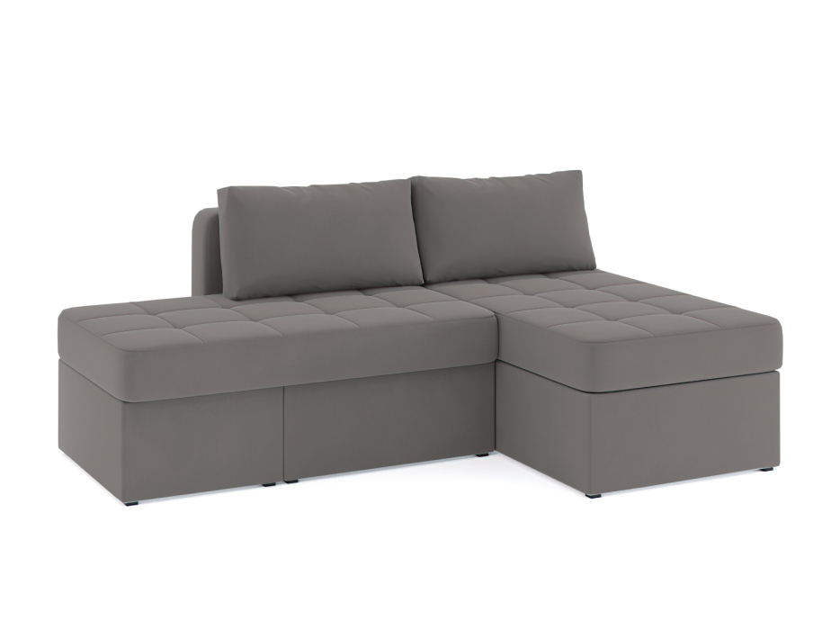 Диваны угловые в гостиную, Диван-кровать угловой Оливер еврокнижка-трансформер, велюр