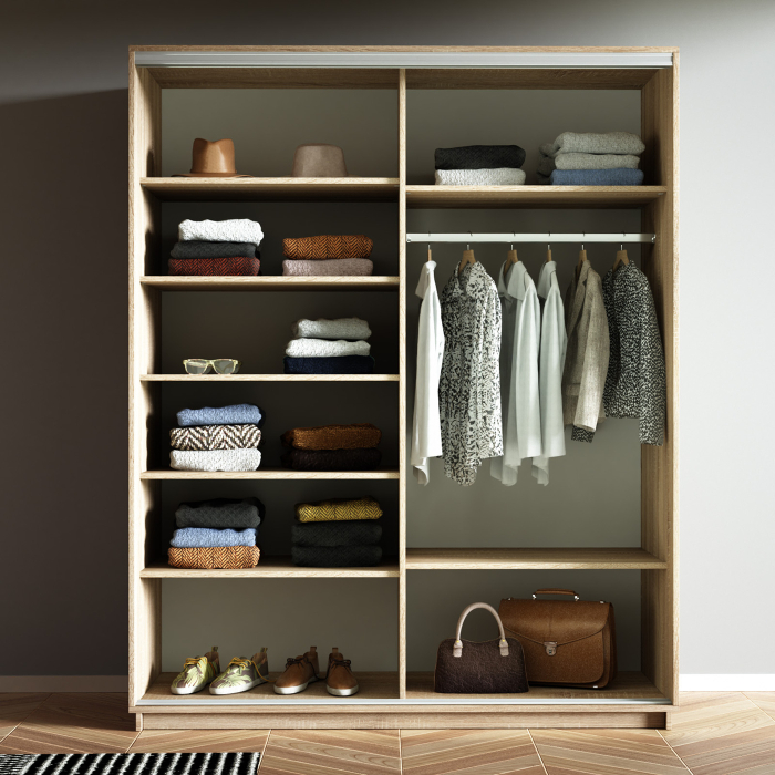 Шкафы-купе 2-х дверные, Шкаф-купе Экспресс 2-х дверный Фотопечать Шелк Стекла 140х60х240