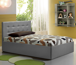 Кровать тахта Слип 160 с подъемным механизмом, микровелюр