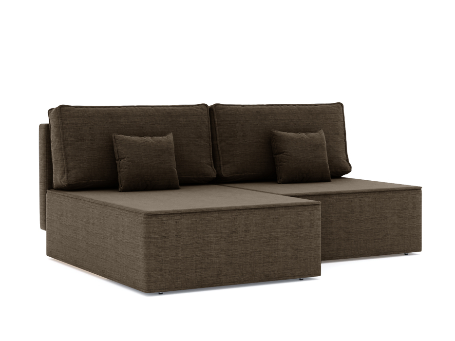 Диваны угловые в гостиную, Диван-кровать угловой еврокнижка Блюм Некст, рогожка Люкс