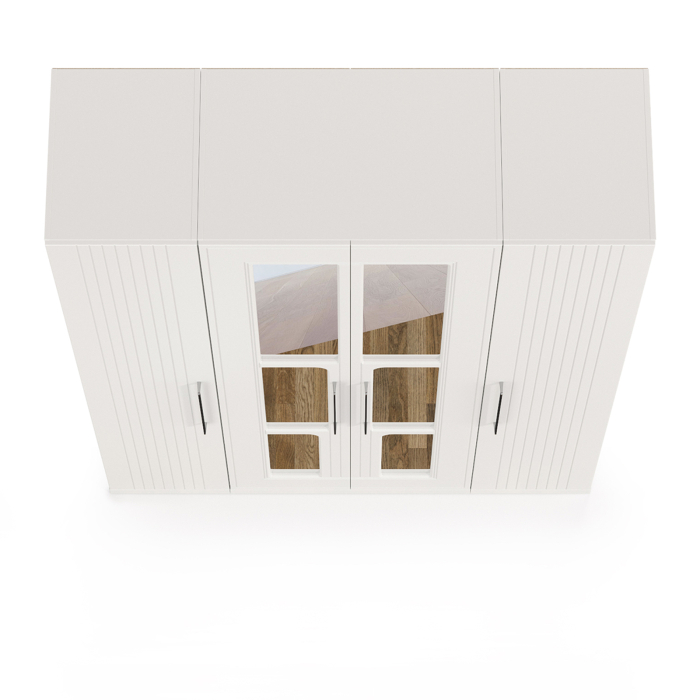 Шкафы распашные, Шкаф для одежды 4-х створчатый Валенсия