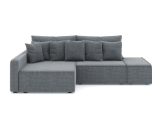 Диваны угловые в гостиную, Диван-кровать угловой Портленд еврокнижка НПБ, рогожка Дрим