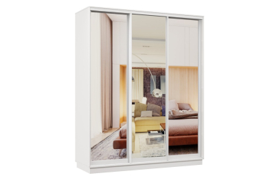 Шкаф-купе Премьер 25 белый
