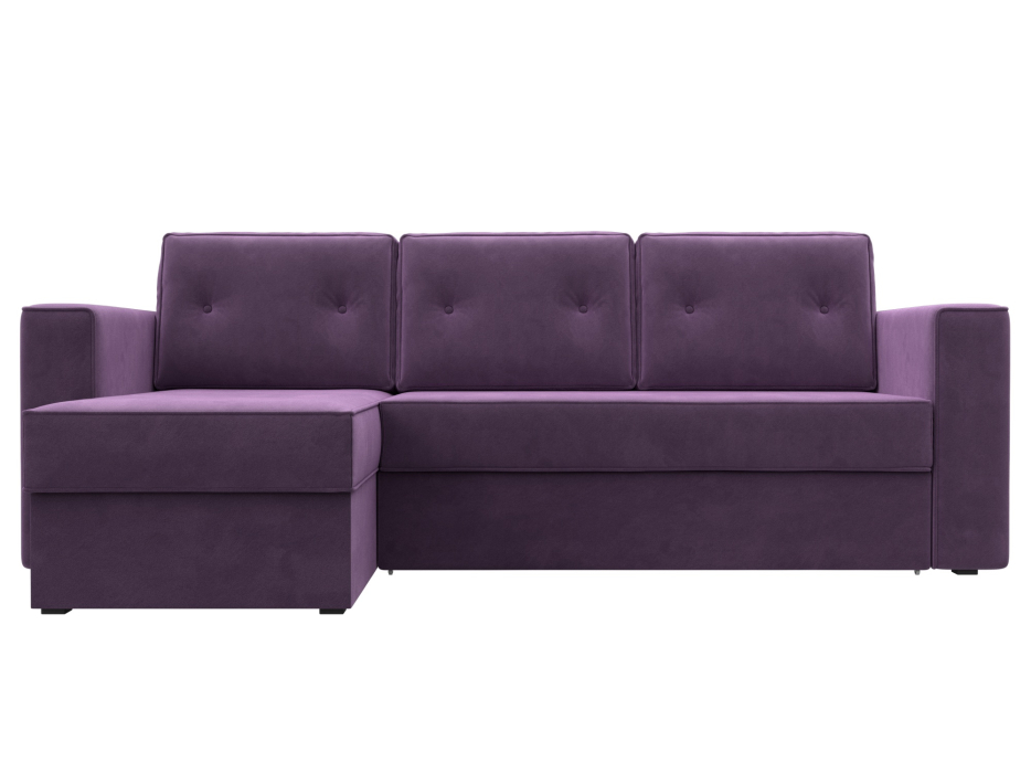 Диваны угловые в гостиную, Угловой диван Принстон левый угол, микровельвет