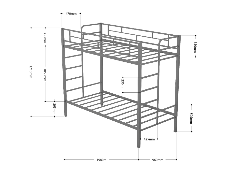 Для подростков, Двухъярусная кровать Валенсия Твист ящики полка дуб молочный
