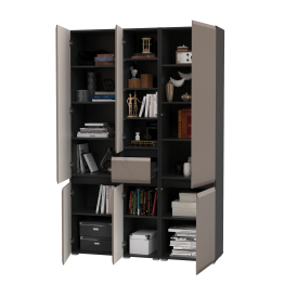 Два шкафа Сидней с дверками и один шкаф Сидней с ящиком