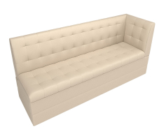 Диваны прямые, Диван кухонный Бриз с углом, эко кожа, правый угол