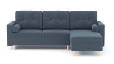 Диваны угловые в гостиную, Диван-кровать угловой еврокнижка-пантограф Белфаст, велюр