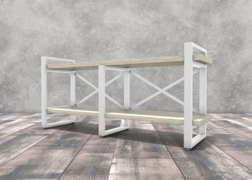 Тумба под ТВ Айсберг Лофт 120 белый