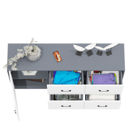 Комод-тумба 4-ре ящика и дверка РВК 125-1504