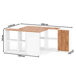 Мебель для домашнего офиса для двоих человек Лидер-8