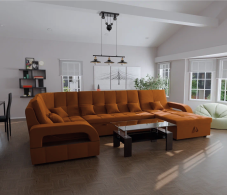 Диваны модульные угловые, Модульный диван Майами-4,микровелюр,антивандальная ткань,венеция