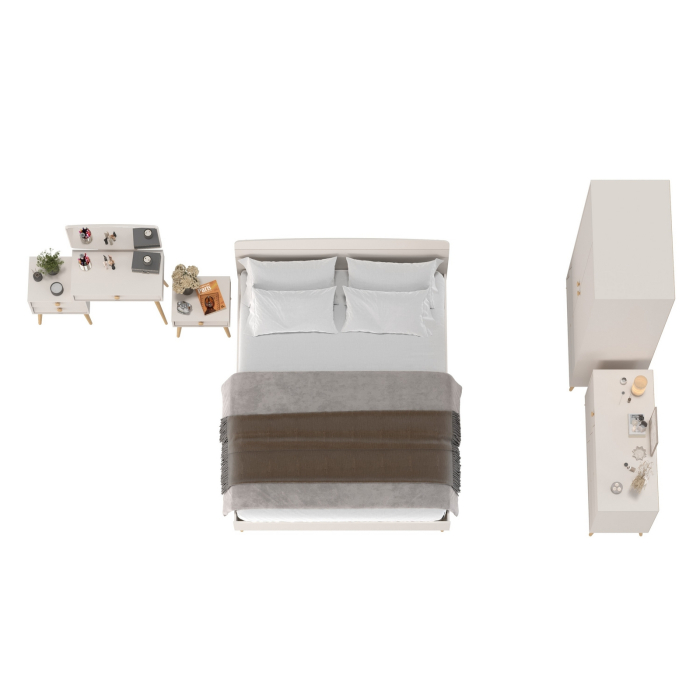 Спальные гарнитуры, Мебель для спальни Афина с кроватью 1600