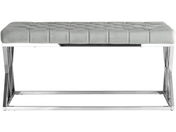 Банкетка-скамейка STOOL GROUP ИНСИГНИЯ (Сталь серебро)