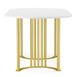 Стол Хьюго О 200 х 90 (золотые ноги)