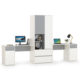 Компьютерные столы и шкаф для одежды Торонто № 17