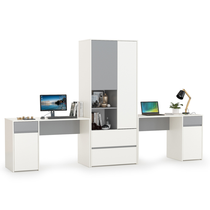 Для девочек, Компьютерные столы и шкаф для одежды Торонто № 17