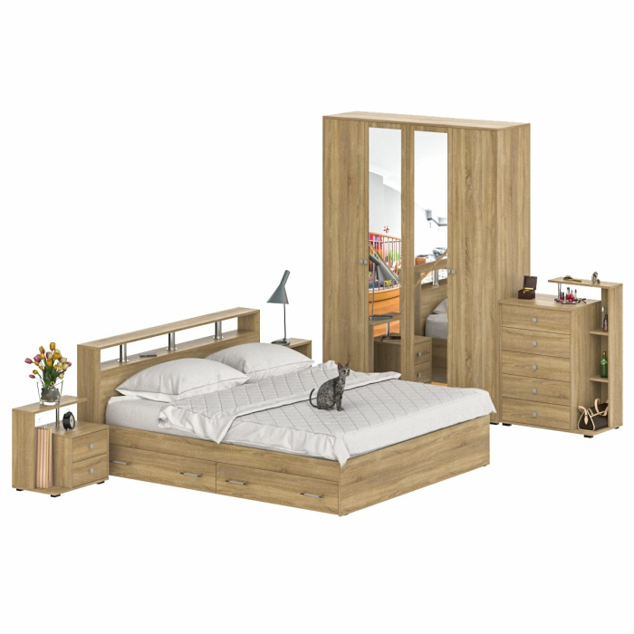 Спальные гарнитуры, Спальный гарнитур Камелия №11