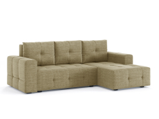 Диваны угловые в гостиную, Диван-кровать угловой Прадо, еврокнижка, рогожка