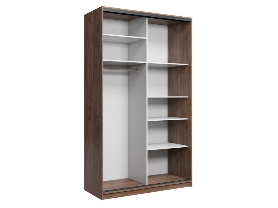 Шкафы-купе, Шкаф купе 2-х дверный АЙСБЕРГ ЛОФТ 140 /зеркало