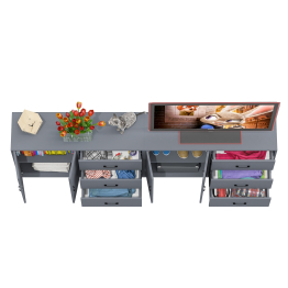 Два комода РВК 123-1204 с ящиками и дверками