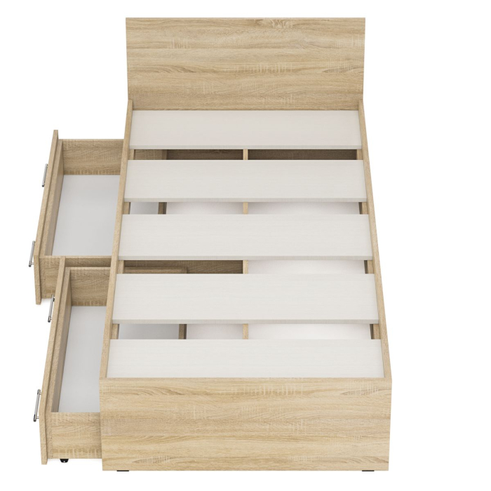 Детские кровати, Односпальная кровать с ящиками Стандарт 0900