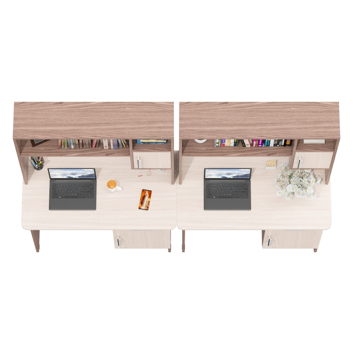 Детские столы, Два стола письменных с надстройкой МД 1-09Н