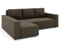 Диваны угловые в гостиную, Диван-кровать угловой Марко еврокнижка, рогожка