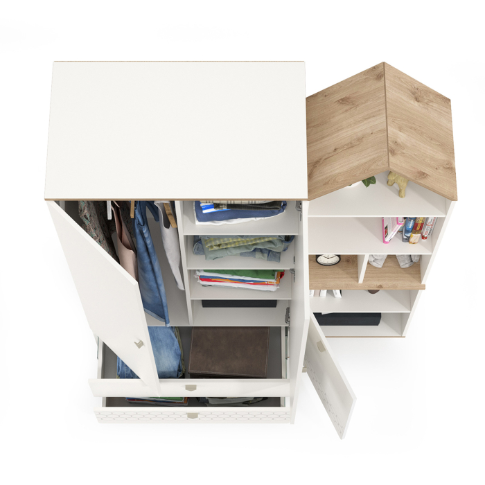 Детские комнаты, Шкаф и стеллаж Эйп