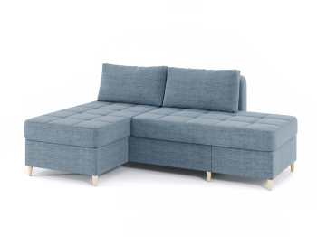 Диван-кровать угловой Оливер 2 еврокнижка-трансформер, рогожка Люкс