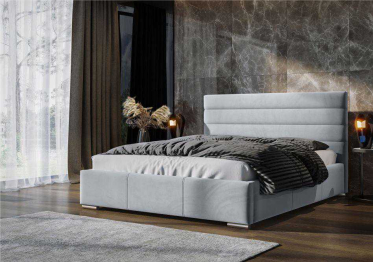 Кровать Омега в базовых тканях, без основания и без подъемного механизма, 160х200