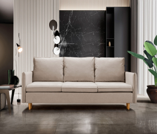 Диван кровать прямой Оливер,микровелюр